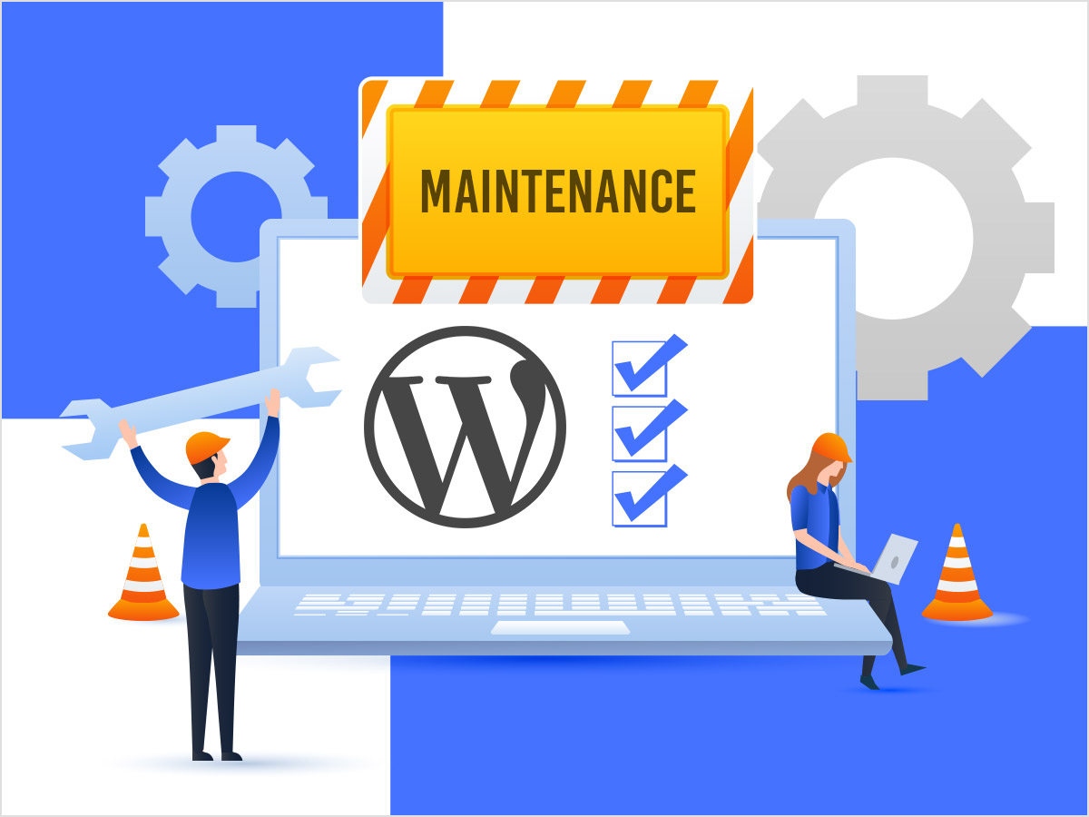 Wordpress Maintenance Image
